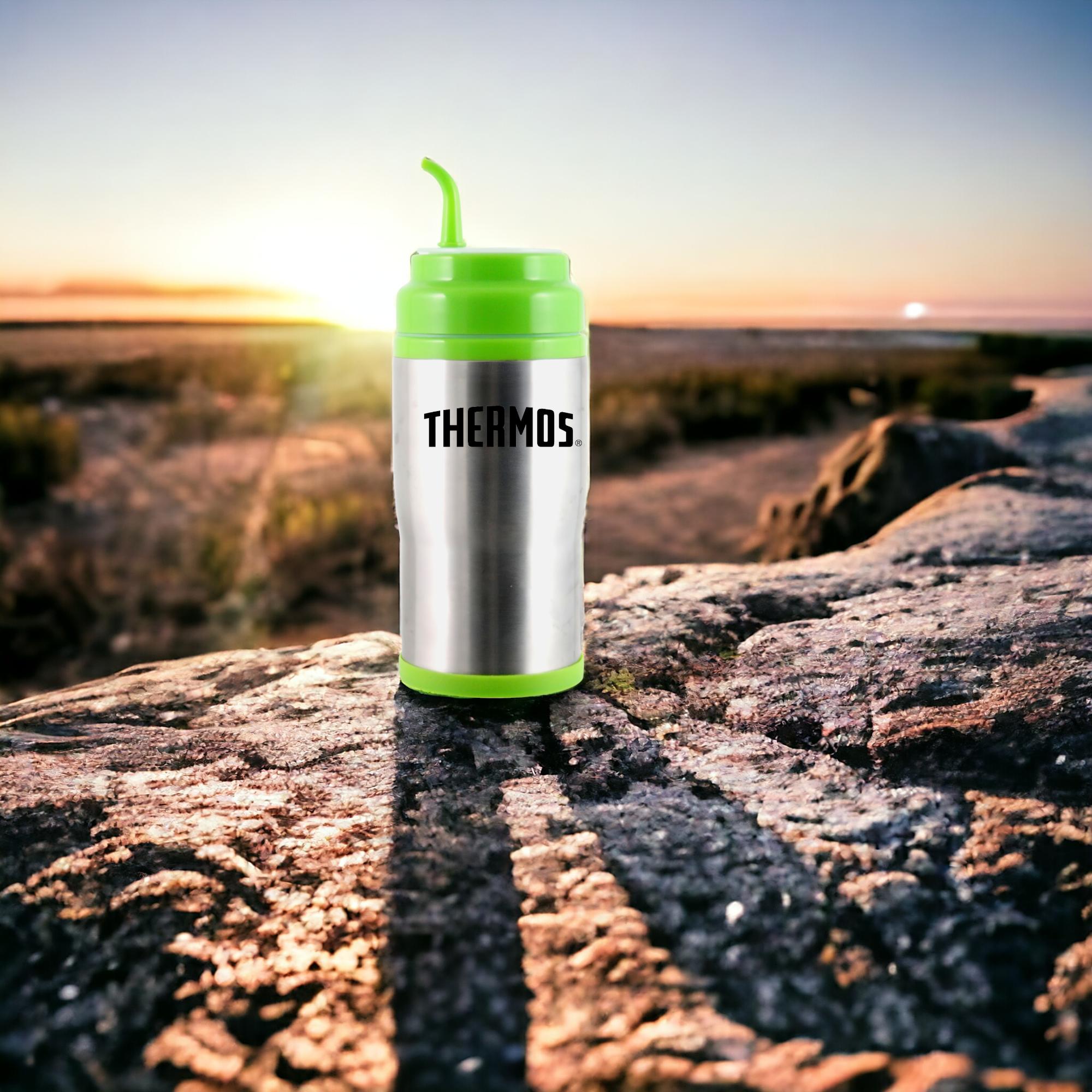 Termo Para Mate & Café de Acero Inoxidable 450ML - Verde