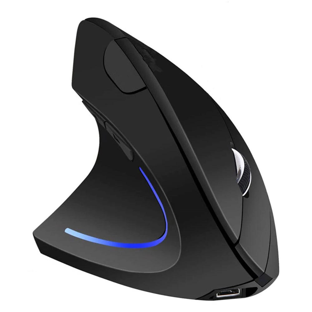 Mouse Vertical Inalámbrico Ergonómico Recargable 2.4 Ghz Pro