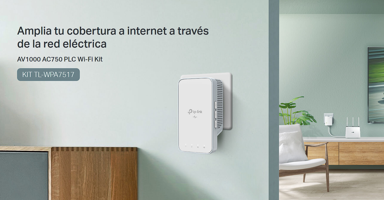 Kit Powerline Wifi Extender TP-LINK High Power TL-WPA7517