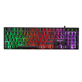 Teclado Gamer con Retro Iluminación RGB Tecmaster TM-100510