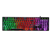 Teclado Gamer con Retro Iluminación RGB Tecmaster TM-100510
