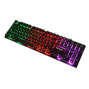 Teclado Gamer con Retro Iluminación RGB Tecmaster TM-100510