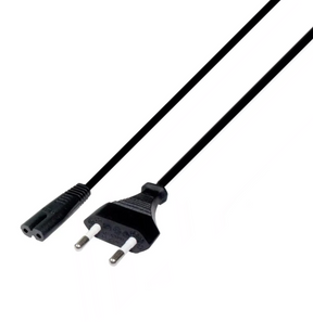 Cable de Poder Tipo 8 Profesional 1.8MT Universal 220V