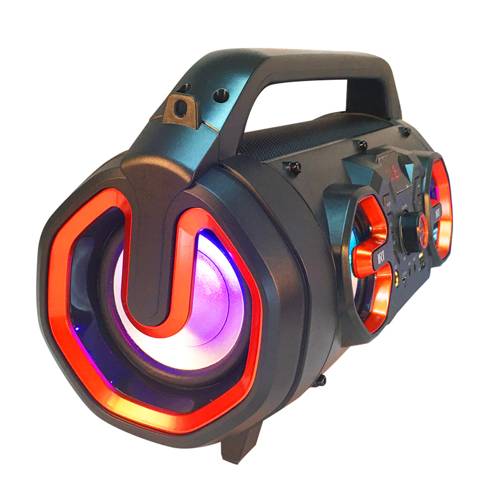 Parlante Bazuca IRT Bluetooth FM LED con Micrófono 30 RMS