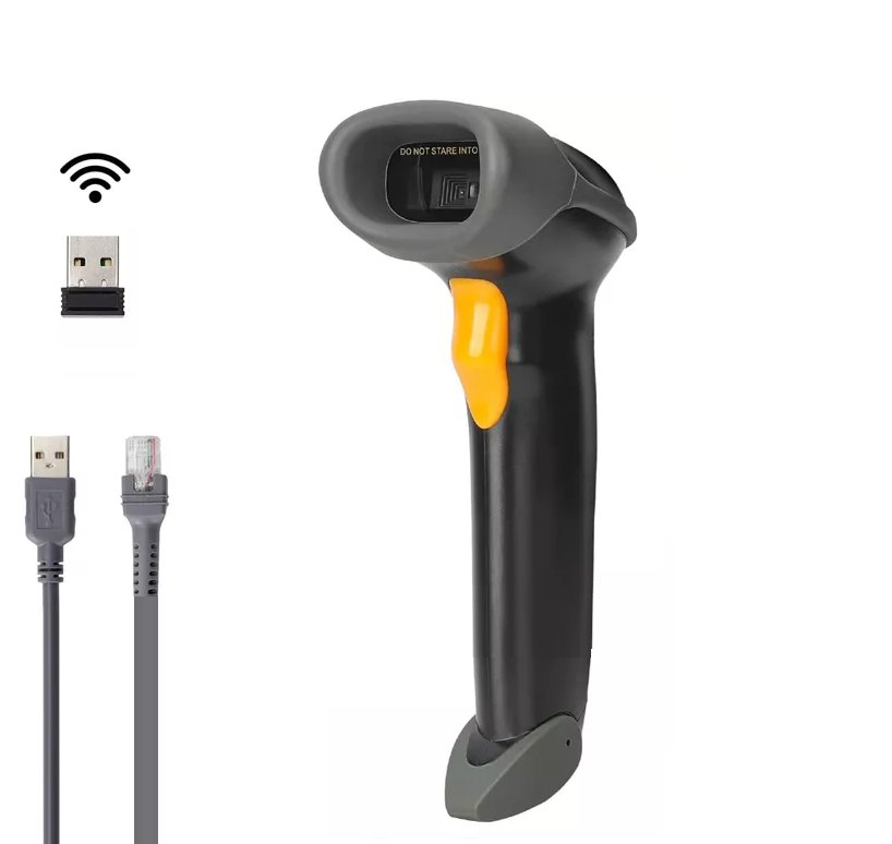 Lector de Códigos de Barra Inalámbrico CCD 2.4G Recargable