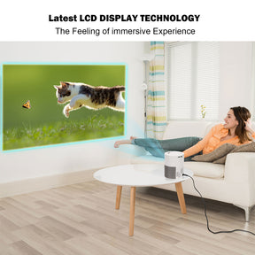 Proyector Funfoox Torre MS Miracast FHD 250” LED 4500Lm Wifi