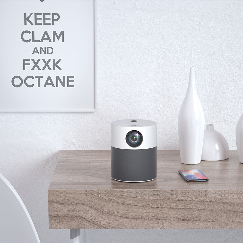 Proyector Funfoox Torre MS Miracast FHD 250” LED 4500Lm Wifi