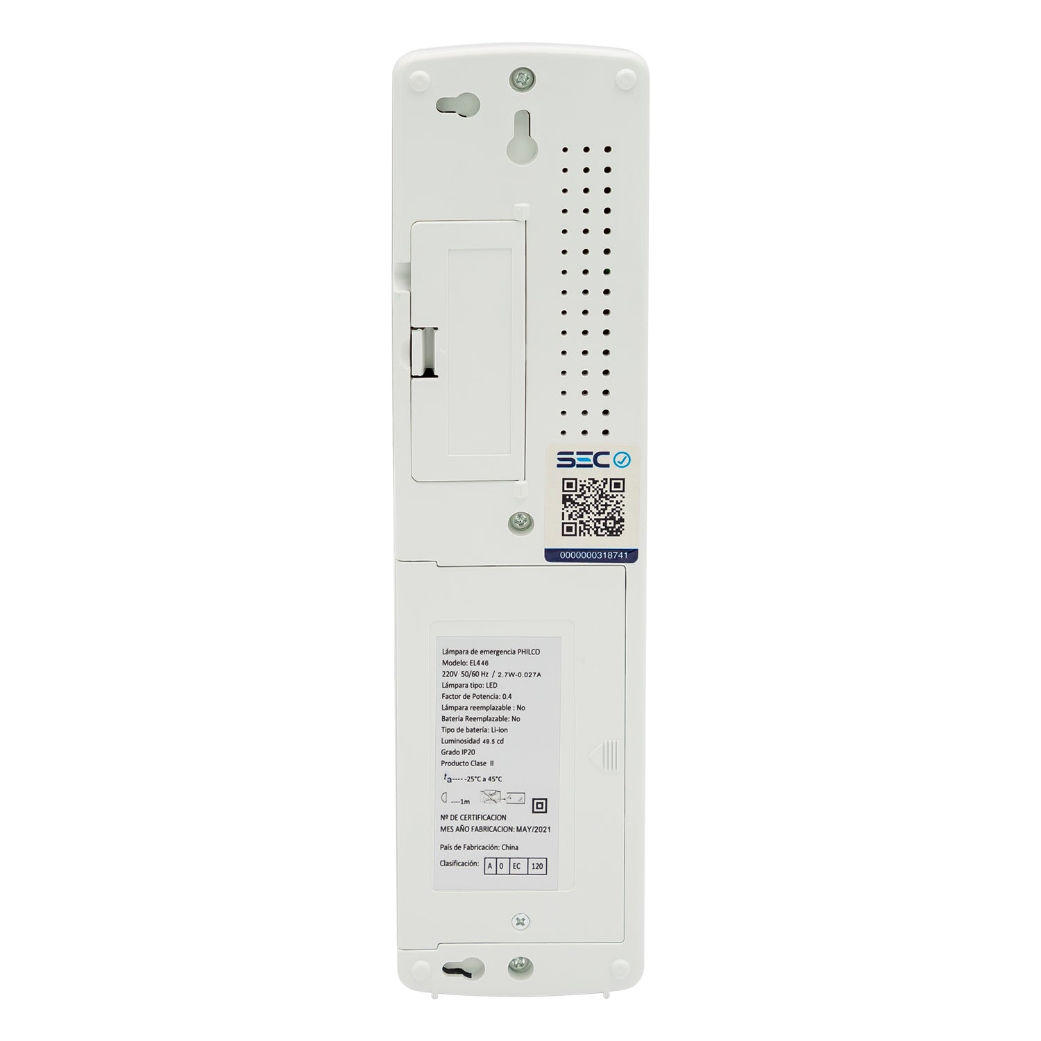 Lampara LED de Emergencia Recargable Multipropósito SEC L446