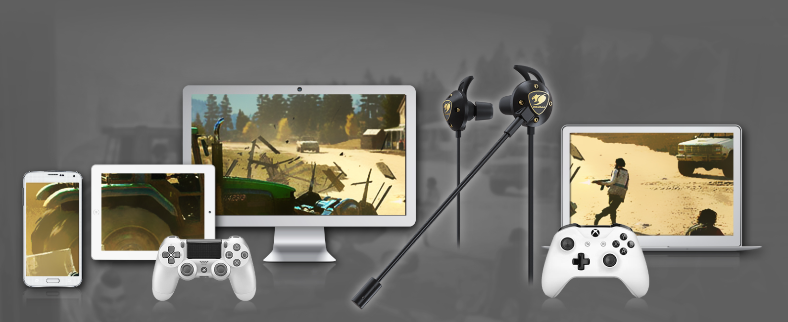 Audifonos Gamer In Ear Cougar ATTILA Gaming Edition