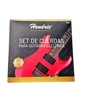Set de Cuerdas para Guitarra Eléctrica Calibre 0.10 Hendrix