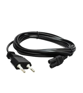 Cable de Poder Tipo 8 Profesional 1.8MT Universal 220V
