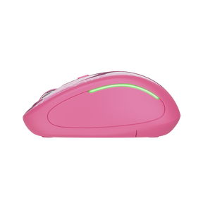 Mouse Inalambrico Rosado Retro Iluminado Rgb Trust Yvi 22336