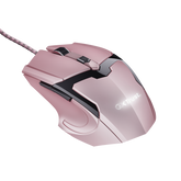 Mouse Gamer Rosado Trust Gxt 101P Retro-iluminado