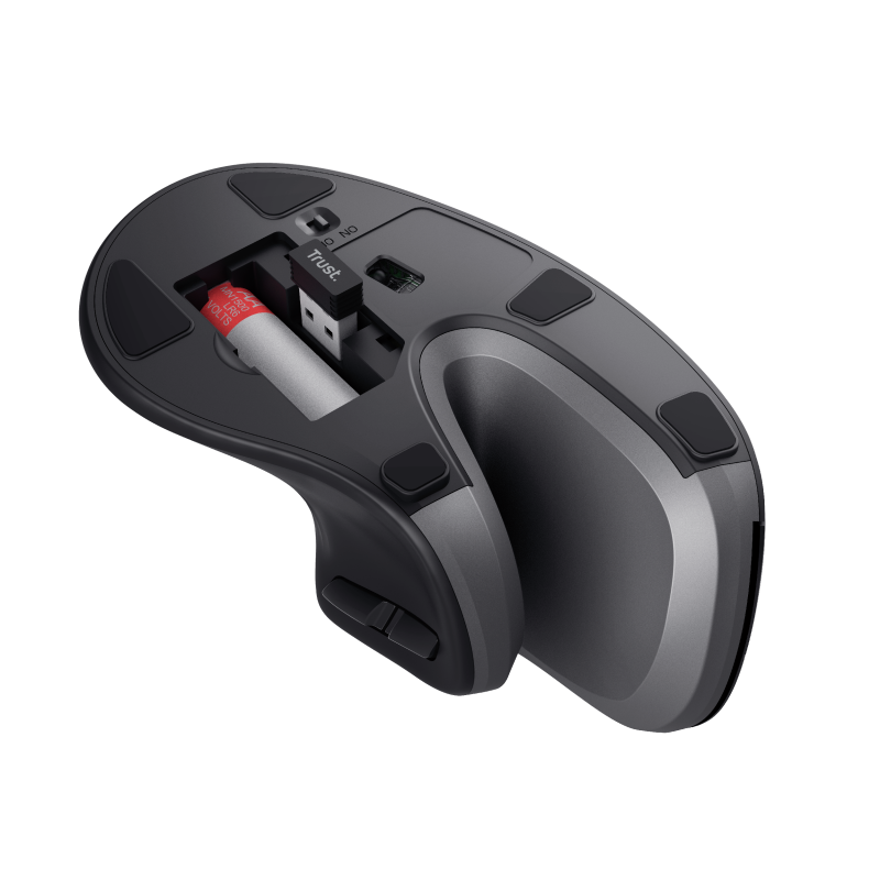 Mouse Vertical Inalámbrico Ergonómico Trust Verro Pro 2.4Ghz