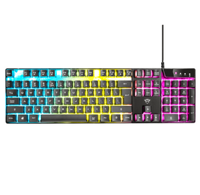 Teclado Gamer Trust Azor Gxt 835 Rgb Full Anti Ghosting