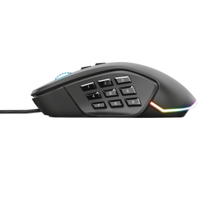 Mouse Gamer Ergonomico Trust Morfix GXT 970 RGB + Paneles laterales
