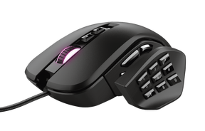 Mouse Gamer Ergonomico Trust Morfix GXT 970 RGB + Paneles laterales