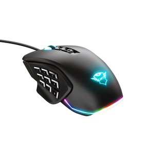 Mouse Gamer Ergonomico Trust Morfix GXT 970 RGB + Paneles laterales