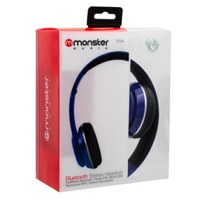 Audífono Bluetooth Plegable Radio FM/SD/ Monster 725 Azul
