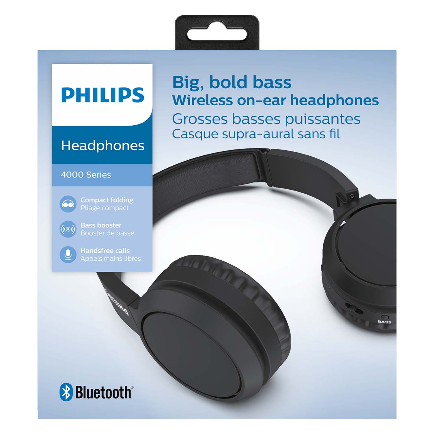 Audífonos Bluetooth Philips 29H de Autonomía TAH4205 Black