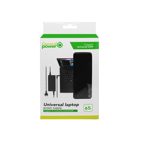 Cargador Universal Notebook Multimarcas Auto Regulable 65W