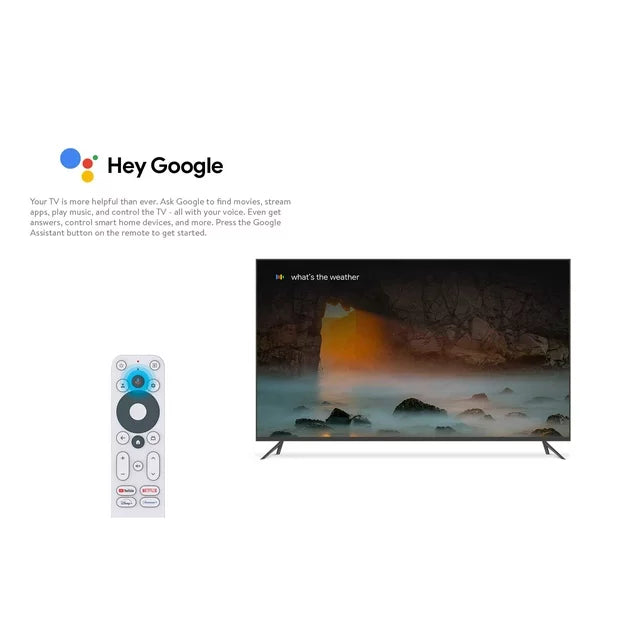 Android Google TV 4K UHD Chromecast + Control Remoto ONN