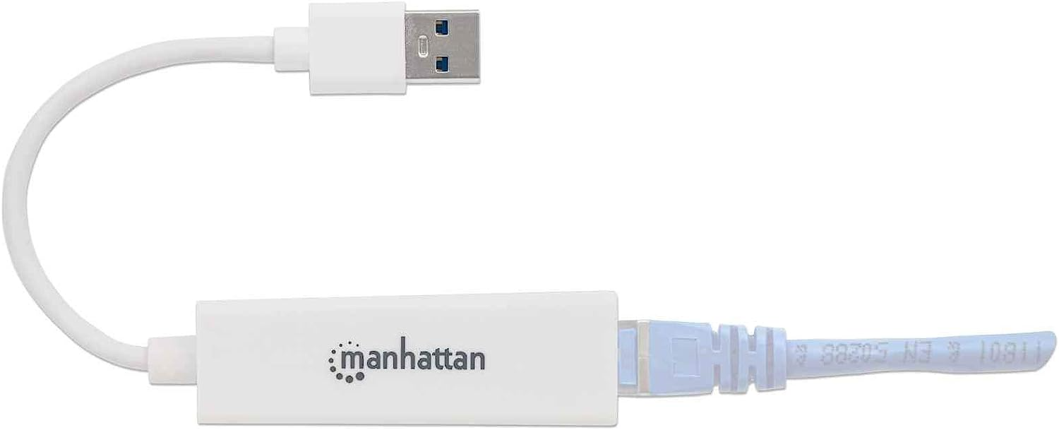 Adaptador De Red USB 3.0 a RJ45 Gigabit Manhattan High Speed