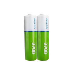 Cargador de Pilas Recargables + 2 Pilas AA 2700 mAh 9580F