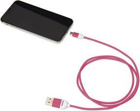 Cable De Datos Type-C Reforzado 1M Pantone Android Auto Pink