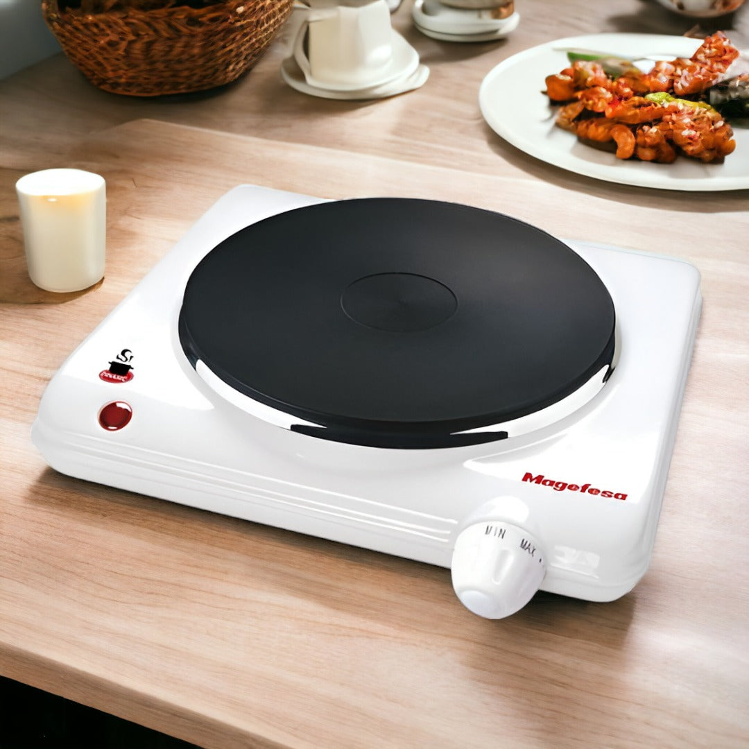 Cocina Electrica Magefesa Dinamic Inox Single MGF8012 1500w