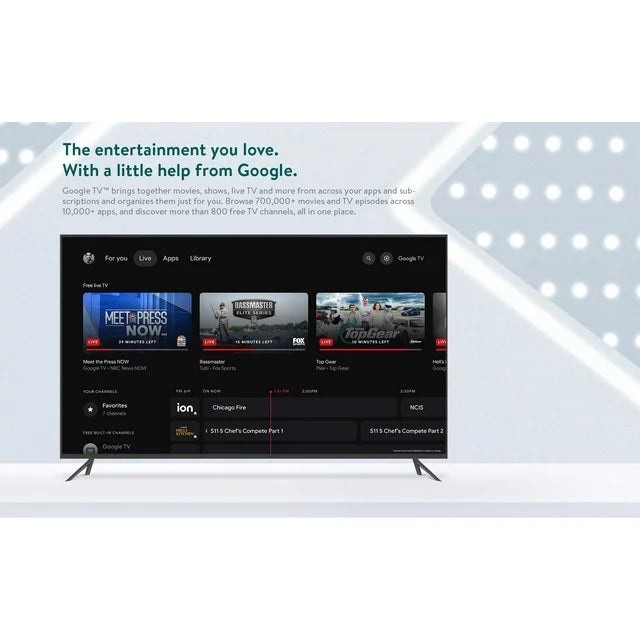 Android Google TV 4K UHD Chromecast + Control Remoto ONN