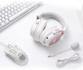 Audifonos Gamer Usb Redragon Zeus 2 White Multiplataformas