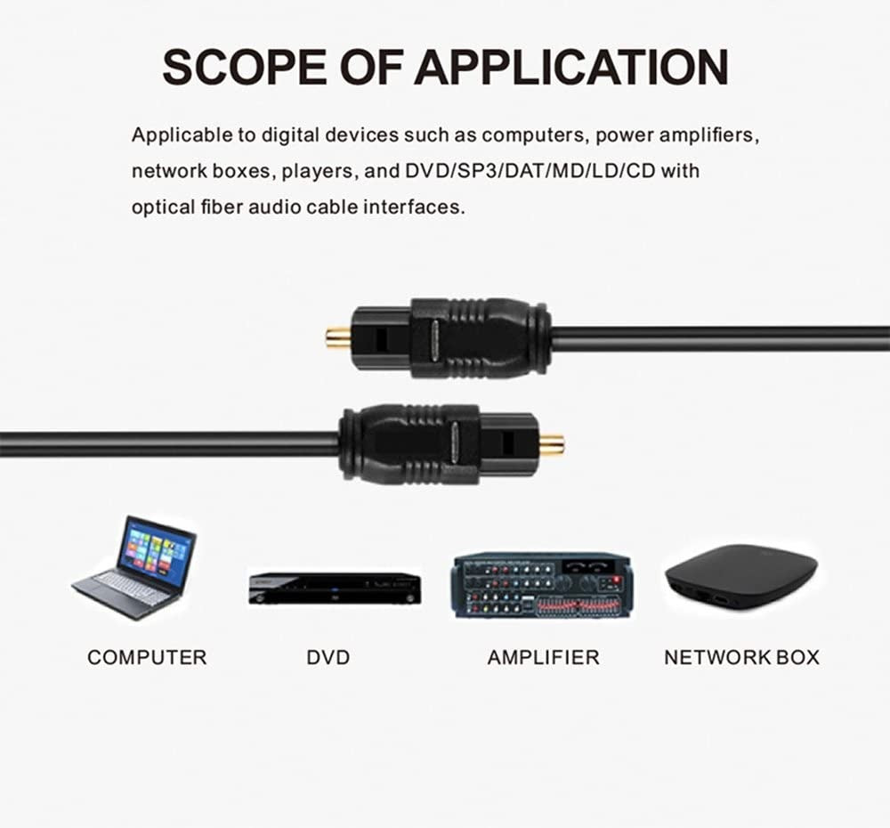 Cable De Audio Optico Digital SPDIF Toslink 3MT High Speed