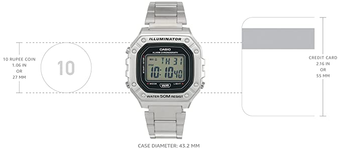 Reloj Casio Hombre W-218Hd-1Avdf