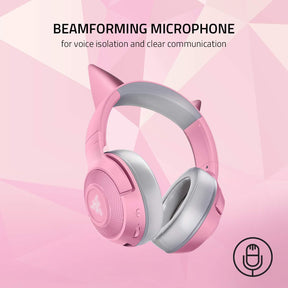 Audifonos Razer Rosado Kraken Bluetooth Kitty Gamer Edition