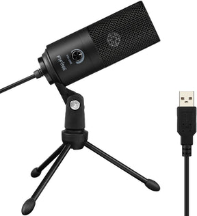 Micrófono Condensador USB Multiplataformas Fifine K669BK Pro