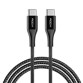 Cable De Datos Type-C a Type-C 3M Acordonado High Power 3A