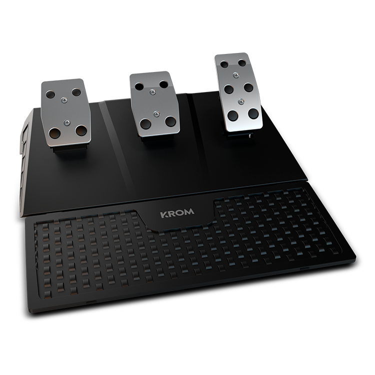 Kit Gaming Volante + Acelerador + P.Cambios Krom K-WHEEL PRO