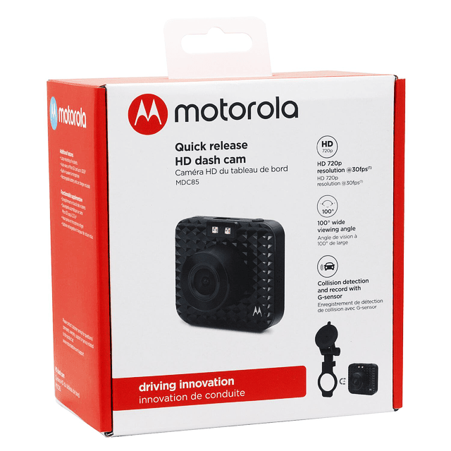 Cámara Para Vehículos Motorola DashCam MDC85 HD Night Vision