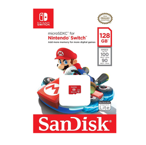 Memoria Micro SD Sandisk para Nintendo Switch 128 GB Deluxe