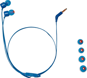 Audífonos JBL T110 Azul con Manos Libre Tecnología Hi Bass
