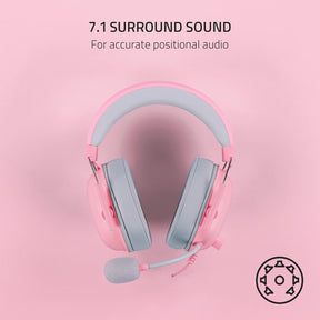 Audífonos Razer Blackshark V2 X Rosa Quartz Multiplataforma