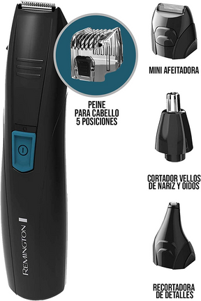 Kit Cortador de Bello Facial Remington 5x1 PG-181 Multiusos
