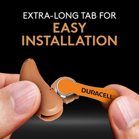 Pila Duracell 13 de Audiología de Larga Duración (Pack de 6)