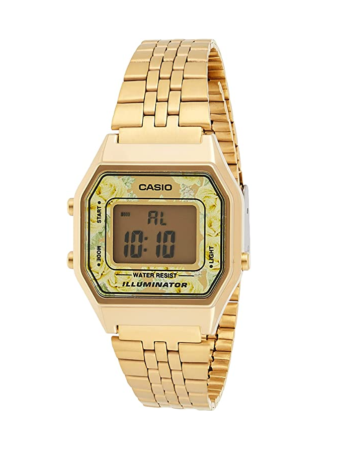 Reloj de Mujer Casio Gold Flowers La680Wga-9Cdf