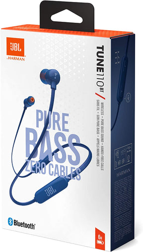 Audifono Jbl T110BT Azul Bluetooth Premium Audio High Bass
