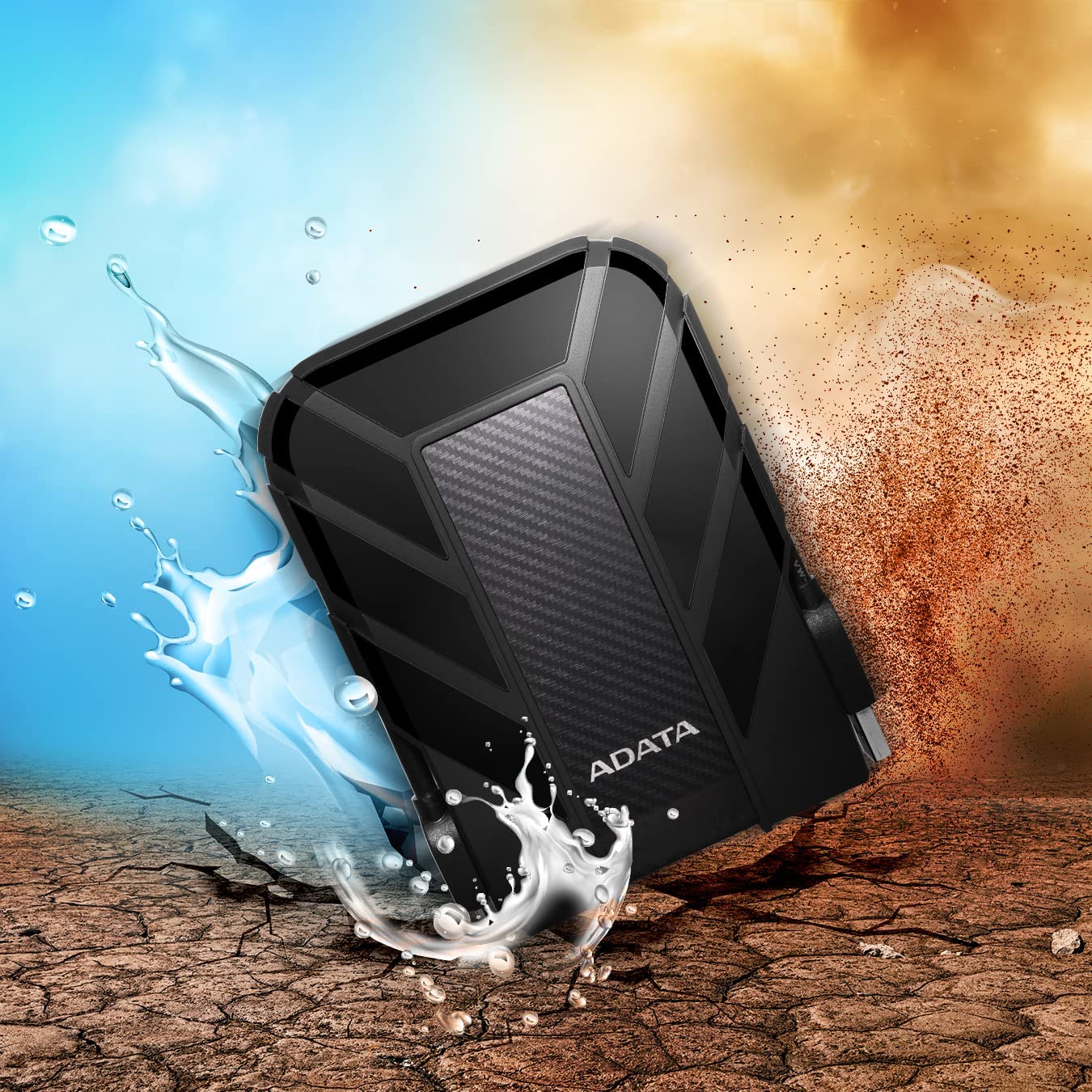 Disco Externo Adata 2Tb AntiGolpes/Agua/Polvo HD710PRO Black