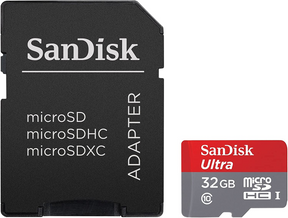 Memoria Micro SD Sandisk 32 GB de Clase 10 High Speed