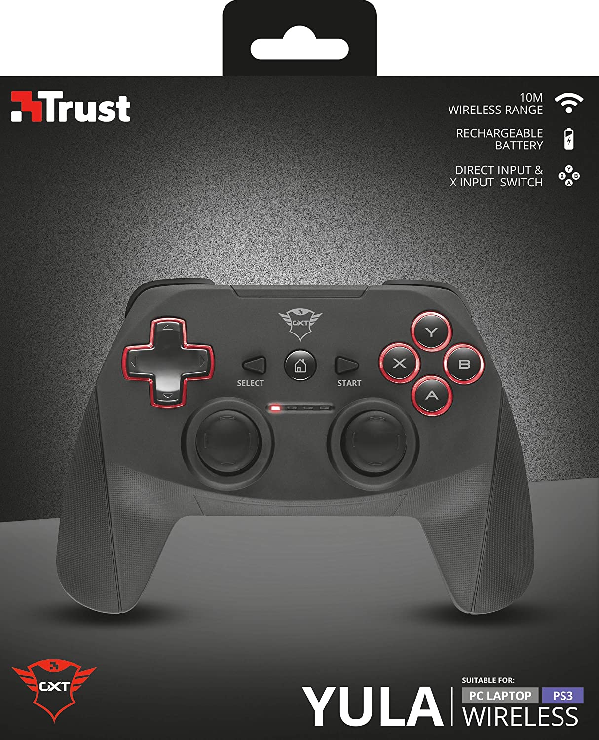 Gamepad Inalambrico Trust Gaming GXT 545 Para PC &  PS3 2.4 Ghz