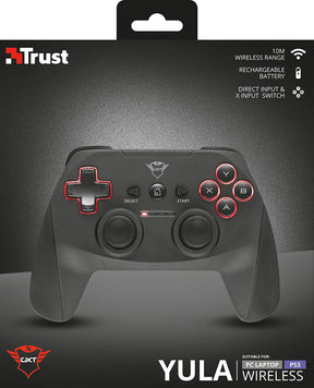 Gamepad Inalambrico Trust Gaming GXT 545 Para PC &  PS3 2.4 Ghz